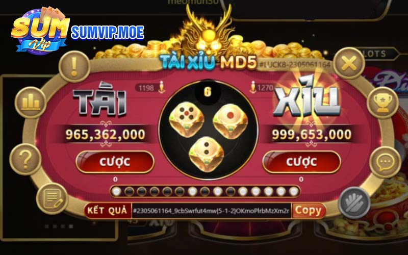 Cách chơi tài xỉu trên cổng game SumVip